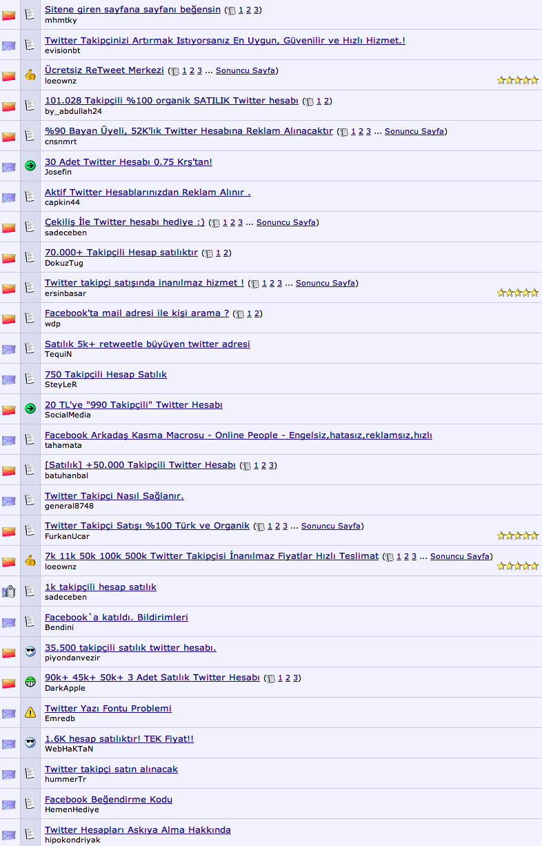 Popüler Türk webmaster sitelerinden r10'daki insan pazarı bu şekilde. Habersiz tuzağa düşen kullanıcılar bu şekilde üç otuz para satılıyor.